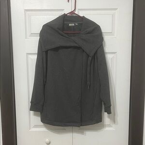 Chic Dark Gray Poncho